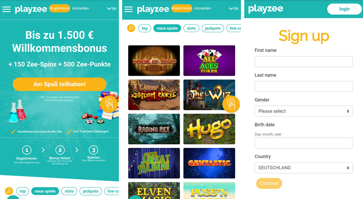 playzee-casino screenshot